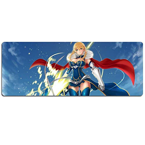 Mauspad Fate Säbel Speed Gaming Mousepad |XXL Mousepad | 800 x 300mm Großformat | 2 mm Dicke Basis | Perfekte Präzision und Geschwindigkeit, F Mauspad Fate Säbel Speed Gaming Mousepad |XXL Mousepad | 800 x 300mm Großformat | 2 mm Dicke Basis | Perfekte Präzision und Geschwindigkeit, F von Hemore