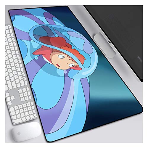 Mauspad Gake no ue no Ponyo 800X300mm Mauspad, Extended XXL, große professionelle Gaming-Mausmatte mit 3 mm starker Basis, für Notebooks, PC, Q Mauspad Gake no ue no Ponyo 800X300mm Mauspad, Extended XXL, große professionelle Gaming-Mausmatte mit 3 mm starker Basis, für Notebooks, PC, Q von Hemore