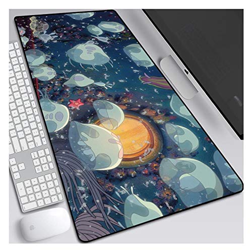 IGIRC Mauspad Goldfish Princess 800X300mm Mauspad, verschleißfeste Spezialoberfläche, Extended XXL Large Mousemat mit 3mm starker Basis, für Notebooks, PC, J IGIRC Mauspad Goldfish Princess 800X300mm Mauspad, verschleißfeste Spezialoberfläche, Extended XXL Large Mousemat mit 3mm starker Basis, für Notebooks, PC, J von Hemore