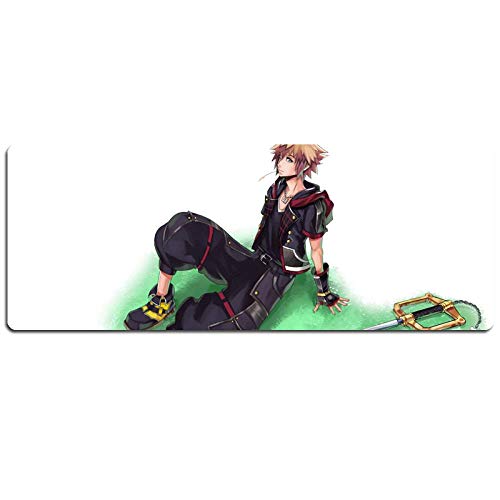 Mauspad Kingdom Hearts Speed ​​Gaming Mauspad, 900X400mm Mousepad, Erweitertes XXL großes Mousemat mit 3mm starker Basis, für Notebooks, PC, Q von IGIRC