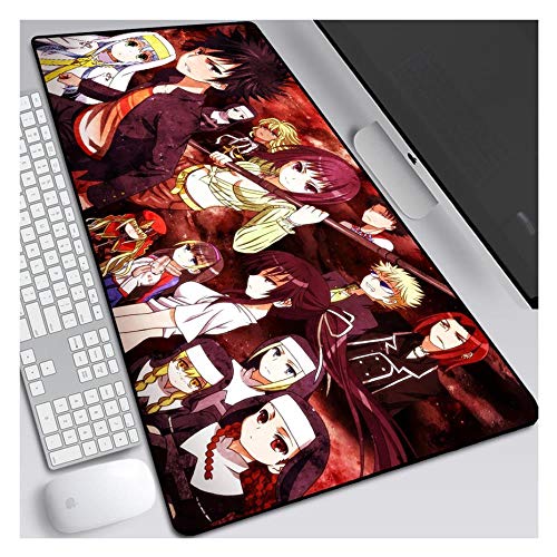 Mauspad Misaka Mikoto Speed ​​Gaming Mauspad, 800X300mm Mauspad, Erweitertes XXL großes Mousemat mit 3mm starker Basis, Perfekte Präzision und Geschwindigkeit, P von IGIRC