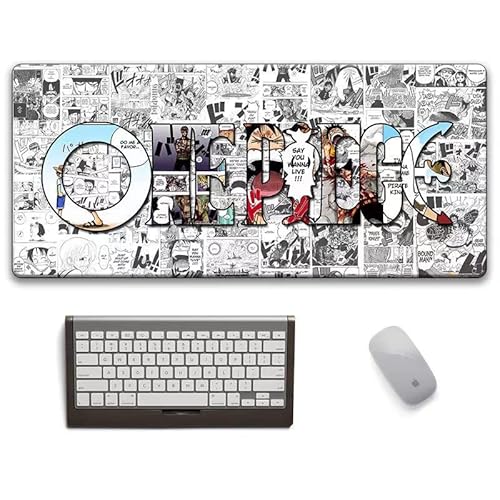 Mauspad One Piece Speed Gaming Mouse Pad | XXL Mousepad | 900 x 400mm Größe | 3 mm Dicke Basis |Perfekte Präzision und Geschwindigkeit, G von IGIRC