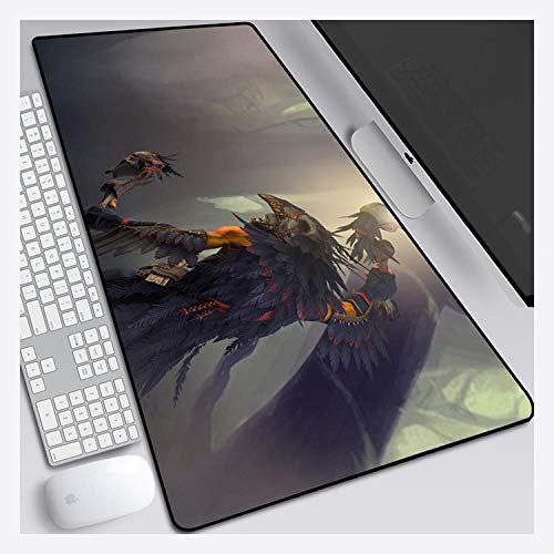 Mauspad Optischer Maus Begleiter 800X300mm Mauspad, Speed ​​Gaming Mousepad, Erweitertes XXL großes Mousemat mit 3mm starker Basis, für Notebooks, PC, U. von Hemore