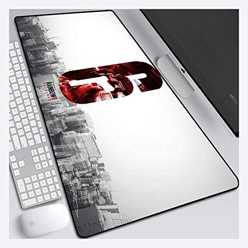 Mauspad Rainbow Six Belagerung 800X300mm Mauspad, Speed ​​Gaming Mousepad, Unterseiten-Mousemat aus Gummi mit 3 mm starker Basis, für Notebooks, PC, Q von IGIRC