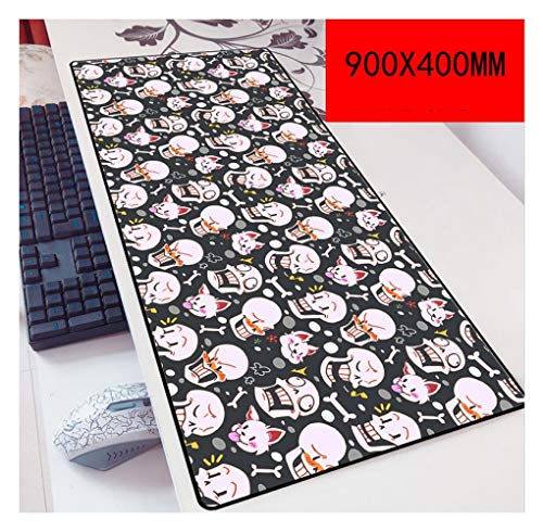 Mauspad Undertale 900X400mm Mouse pad, Speed Gaming Mousepad,Extended XXL Large Mousemat with 3mm-Thick Base,for notebooks, PC, T1 von IGIRC