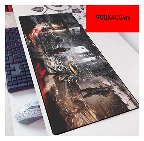 Mauspad Whole Territory Blockade Speed Gaming Mouse Pad | XXL Mousepad | 900 x 400mm Größe | 3 mm Dicke Basis |Perfekte Präzision und Geschwindigkeit, M von Hemore