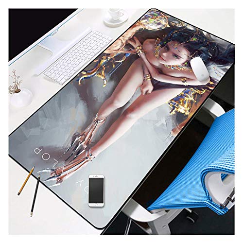 IGIRC Mauspad wlop Ghost Blade Speed Gaming Mouse Pad | XXL Mousepad |900 x 400mm Large Size| 3mm-Thick Base | Perfect Precision and Speed, J von Hemore