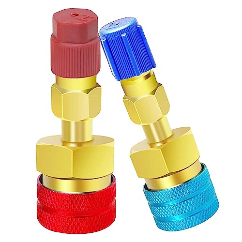 R1234YF Schnellwechsler, R1234yf zu R134a Adapter, 1234yf-zu-134a-Adapter, High-Low-Side-Anschluss-Konvertierungskit für AC-Aufladung R-1234yf-Kältemittel Schlauchanschluss für Klimaanlage R1234YF Schnellwechsler, R1234yf zu R134a Adapter, 1234yf-zu-134a-Adapter, High-Low-Side-Anschluss-Konvertierungskit für AC-Aufladung R-1234yf-Kältemittel Schlauchanschluss für Klimaanlage von IGRARK