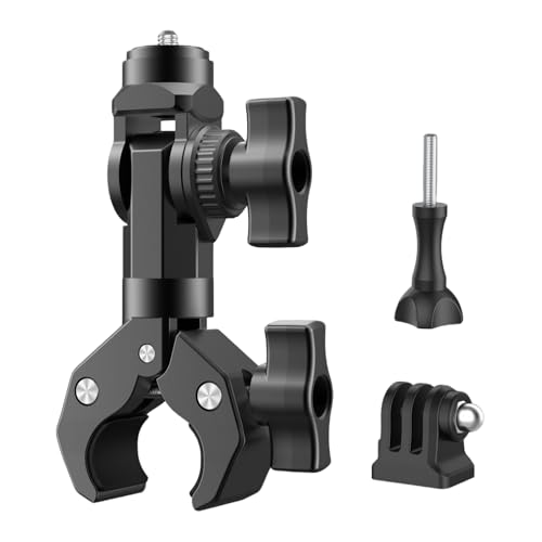 IGTOPS Fahrrad Motorrad Lenker Kamera Halterung Feste Fahrrad Motorrad Klemme mit 1/4 Gewinde und Action Cam Adapter, mit 360° Drehbare Kugelkopf IGTOPS Fahrrad Motorrad Lenker Kamera Halterung Feste Fahrrad Motorrad Klemme mit 1/4 Gewinde und Action Cam Adapter, mit 360° Drehbare Kugelkopf von IGTOPS