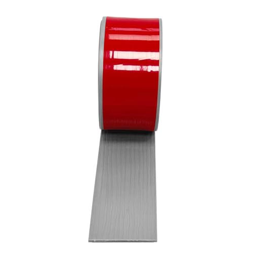 PVC Selbstklebend Abdeckleiste Übergangsprofil Wasserdicht Selbstklebend Breit Vinyl Übergang Sschiene,Boden-Leiste Zum Vinyl Übergangs-für Fußböden,Ungelochte Abdeckleiste (Grey, 2m*5cm) von IGTOPS