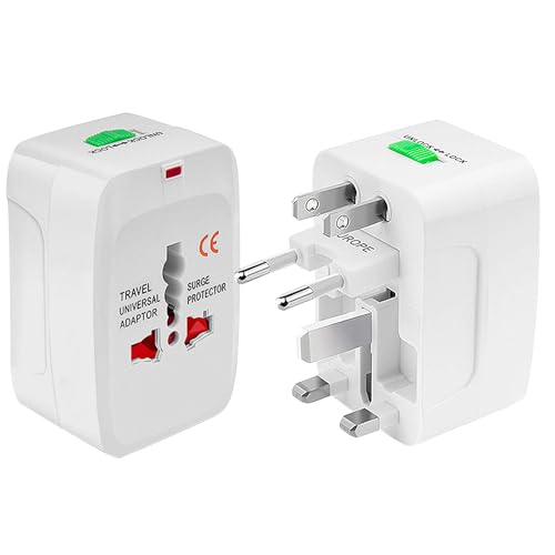 Reiseadapter Weltweit, Internationaler Steckdosenadapter,Universaladapter mit 2 USB Travel Adapter AC Steckdose Reise Stromadapter Stecker für EU DE USA AUS England Thailand Italien Reiseadapter Weltweit, Internationaler Steckdosenadapter,Universaladapter mit 2 USB Travel Adapter AC Steckdose Reise Stromadapter Stecker für EU DE USA AUS England Thailand Italien von IGTOPS