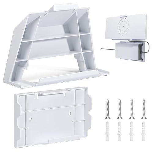 Starlink Gen 3 Halterung, Starlink Montagesatz für Starlink V3 Mesh Router & StarLink V3 Netzteil Ethernet Adapter, 2 in 1, ABS Stabilitat Starlink Internet Kit Satelliten Wandhalterung von IGTOPS