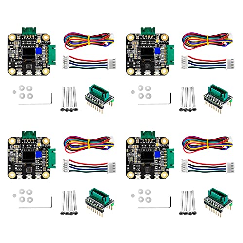 IGUATU 4X NEMA 17 Schrittmotor Treiber Kit MKS SERVO42C PCBA Platine Ultra Leise, CNC Teile zur Verhinderung verlorener Schritte von IGUATU