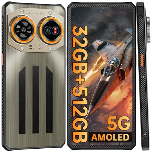 IIIF150 Air 2 Ultra Outdoor Smartphone 5G, 32(16+16) GB+512GB, 6.78" AMOLED/120Hz Outdoor Handy Ohne Vertrag, 108MP+64MP Nachtsicht, 65W/5000mAh, Android13 Rugged Baustellenhandy, Dual 5G SIM/NFC/OTG von IIIF150