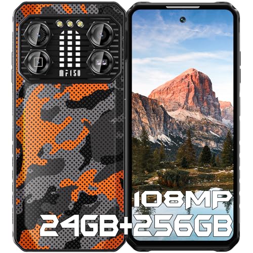 IIIF150 B2 Pro Outdoor Smartphone 10000mAh, Android 13 Outdoor Handy Ohne Vertrag, 24GB+256GB (1TB TF) Baustellenhandy, 108MP+24MP Nachtsicht, 120Hz 6.78" FHD+, G99/ IP68/69K /Dual SIM 4G/NFC/OTG von IIIF150