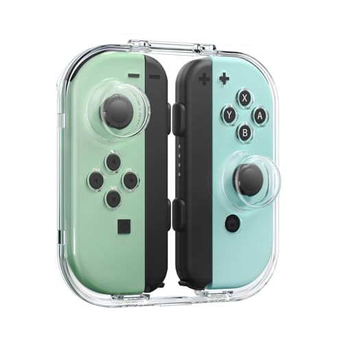 IINE Aufbewahrungsbox für Joy-Con, Tragbare Staubdichte Schutzbox Kompatibel mit Nintendo Switch Joy-Con, Switch/OLED PC Transparent Shell Case mit Magnetverschluss IINE Aufbewahrungsbox für Joy-Con, Tragbare Staubdichte Schutzbox Kompatibel mit Nintendo Switch Joy-Con, Switch/OLED PC Transparent Shell Case mit Magnetverschluss von IINE