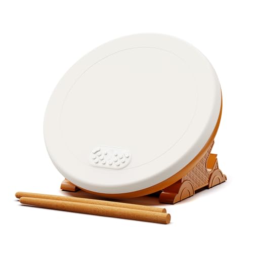 IINE Professional Taiko Drum Controller Pro Max, Taiko-Spielcontroller mit 2 Trommelstöcken, Trommelcontroller kompatibel mit Nintendo Switch/PS4/PS5/PC von IINE