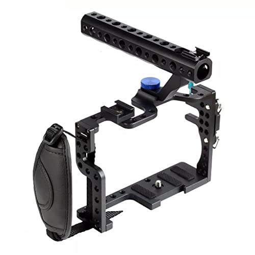 IIPOSAQQ Amera Armor Cage Rig Schutzgehäuse mit Tragegriff oben Griff DSLR Digitalkamera-Erweiterungsset (Farbe: Schwarz, Größe: 1) von IIPOSAQQ