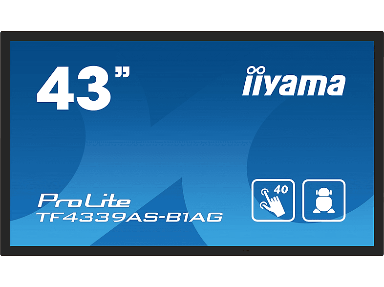 IIYAMA ProLite TF4339AS-B1AG AOI Whiteboard, Schwarz IIYAMA ProLite TF4339AS-B1AG AOI Whiteboard, Schwarz von IIYAMA