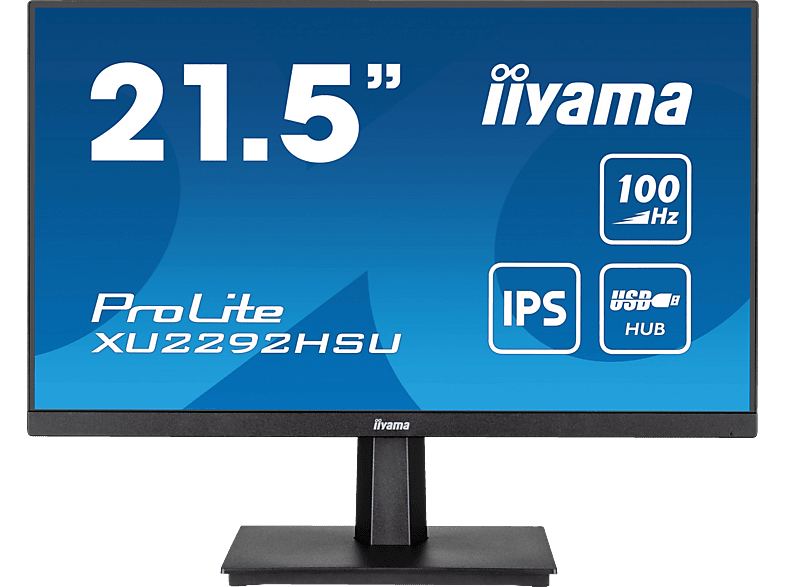 IIYAMA ProLite XU2292HSU-B6 21,5 Zoll Full-HD Business Monitor (0,4 ms Reaktionszeit, 100 Hz) von IIYAMA
