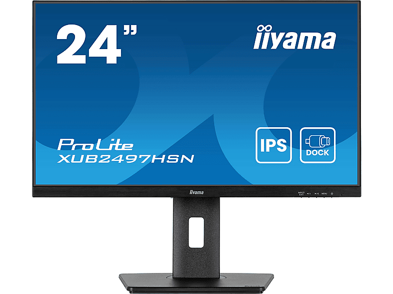 IIYAMA ProLite XUB2497HSN-B2 23,8 Zoll Full-HD Business Monitor (1 ms Reaktionszeit, 100 Hz) von IIYAMA