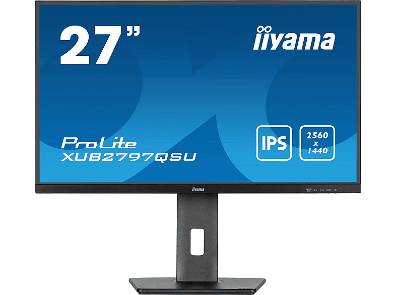 IIYAMA ProLite XUB2797QSU-B2 27 Zoll QHD Business Monitor (1 ms Reaktionszeit, 100 Hz) von IIYAMA