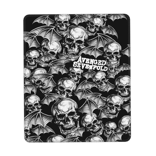 IJHRSFDST Avenged Mauspad mit Metallband, 7-fach gefaltet, rutschfest, Vintage-Rockband-Grafik-Mauspad, Bürospiel, E-Sport-Pad, Fan-Geschenk, 17,8 x 21,8 cm IJHRSFDST Avenged Mauspad mit Metallband, 7-fach gefaltet, rutschfest, Vintage-Rockband-Grafik-Mauspad, Bürospiel, E-Sport-Pad, Fan-Geschenk, 17,8 x 21,8 cm von IJHRSFDST