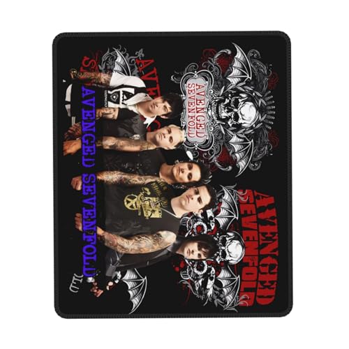 IJHRSFDST Avenged Mauspad mit Metallband, 7-fach gefaltet, rutschfest, Vintage-Rockband-Grafik-Mauspad, Bürospiel, E-Sport-Pad, Fan-Geschenk, 17,8 x 21,8 cm IJHRSFDST Avenged Mauspad mit Metallband, 7-fach gefaltet, rutschfest, Vintage-Rockband-Grafik-Mauspad, Bürospiel, E-Sport-Pad, Fan-Geschenk, 17,8 x 21,8 cm von IJHRSFDST