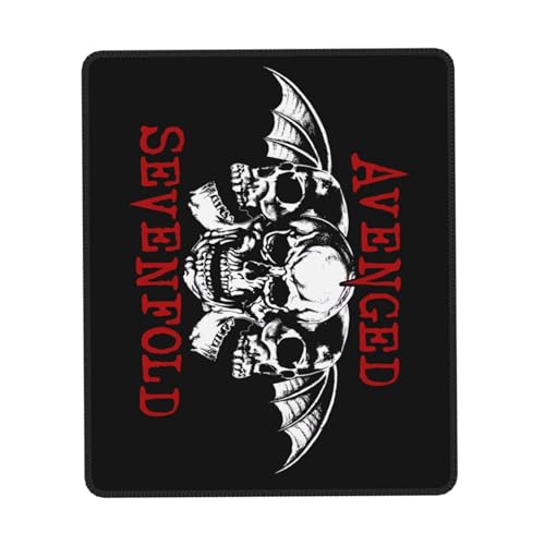 IJHRSFDST Avenged Mauspad mit Metallband, 7-fach gefaltet, rutschfest, Vintage-Rockband-Grafik-Mauspad, Bürospiel, E-Sport-Pad, Fan-Geschenk, 17,8 x 21,8 cm IJHRSFDST Avenged Mauspad mit Metallband, 7-fach gefaltet, rutschfest, Vintage-Rockband-Grafik-Mauspad, Bürospiel, E-Sport-Pad, Fan-Geschenk, 17,8 x 21,8 cm von IJHRSFDST