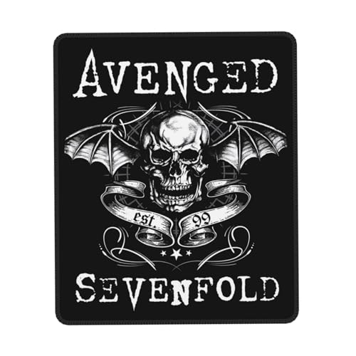 IJHRSFDST Avenged Mauspad mit Metallband, 7-fach gefaltet, rutschfest, Vintage-Rockband-Grafik-Mauspad, Bürospiel, E-Sport-Pad, Fan-Geschenk, 20,1 x 24,1 cm IJHRSFDST Avenged Mauspad mit Metallband, 7-fach gefaltet, rutschfest, Vintage-Rockband-Grafik-Mauspad, Bürospiel, E-Sport-Pad, Fan-Geschenk, 20,1 x 24,1 cm von IJHRSFDST