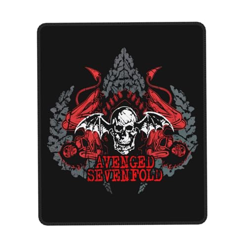 IJHRSFDST Avenged Mauspad mit Metallband, 7-fach gefaltet, rutschfest, Vintage-Rockband-Grafik-Mauspad, Bürospiel, E-Sport-Pad, Fan-Geschenk, 20,1 x 24,1 cm IJHRSFDST Avenged Mauspad mit Metallband, 7-fach gefaltet, rutschfest, Vintage-Rockband-Grafik-Mauspad, Bürospiel, E-Sport-Pad, Fan-Geschenk, 20,1 x 24,1 cm von IJHRSFDST