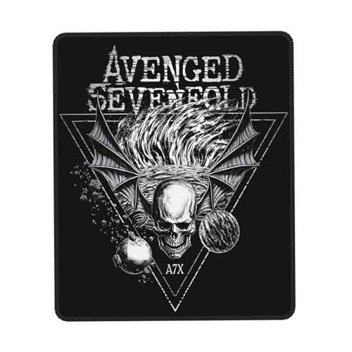 IJHRSFDST Avenged Mauspad mit Metallband, 7-fach gefaltet, rutschfest, Vintage-Rockband-Grafik-Mauspad, Bürospiel, E-Sport-Pad, Fan-Geschenk, 21,1 x 26,2 cm IJHRSFDST Avenged Mauspad mit Metallband, 7-fach gefaltet, rutschfest, Vintage-Rockband-Grafik-Mauspad, Bürospiel, E-Sport-Pad, Fan-Geschenk, 21,1 x 26,2 cm von IJHRSFDST