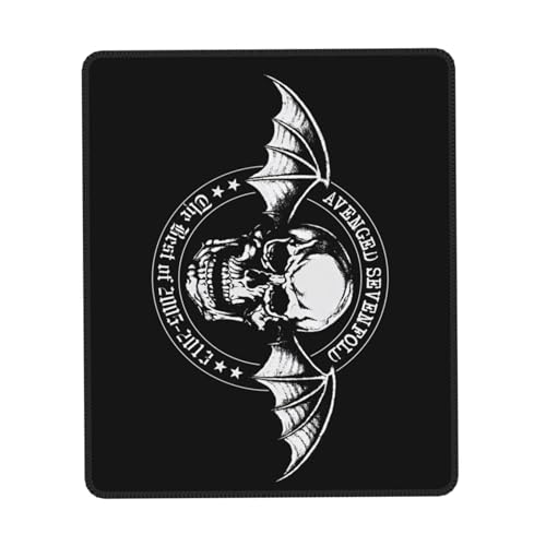 IJHRSFDST Avenged Mauspad mit Metallband, 7-fach gefaltet, rutschfest, Vintage-Rockband-Grafik-Mauspad, Bürospiel, E-Sport-Pad, Fan-Geschenk, 25,4 x 30,5 cm IJHRSFDST Avenged Mauspad mit Metallband, 7-fach gefaltet, rutschfest, Vintage-Rockband-Grafik-Mauspad, Bürospiel, E-Sport-Pad, Fan-Geschenk, 25,4 x 30,5 cm von IJHRSFDST