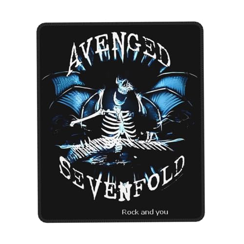IJHRSFDST Avenged Mauspad mit Metallband, 7-fach gefaltet, rutschfest, Vintage-Rockband-Grafik-Mauspad, Bürospiel, E-Sport-Pad, Fan-Geschenk, 25,4 x 30,5 cm IJHRSFDST Avenged Mauspad mit Metallband, 7-fach gefaltet, rutschfest, Vintage-Rockband-Grafik-Mauspad, Bürospiel, E-Sport-Pad, Fan-Geschenk, 25,4 x 30,5 cm von IJHRSFDST