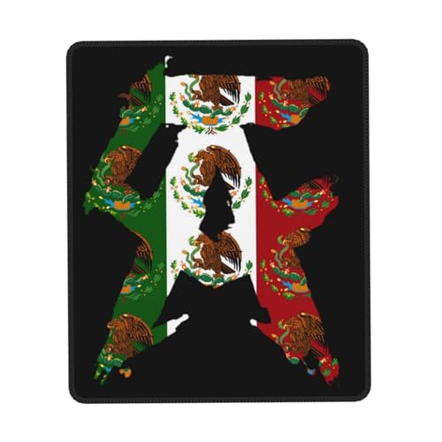 IJHRSFDST Canelo Boxer Alvarez Mauspad, rutschfeste Gummiunterseite, genähtes Box-Themen-Zubehör, Geschenke für Büro und Gamer, 20,1 x 24,1 cm IJHRSFDST Canelo Boxer Alvarez Mauspad, rutschfeste Gummiunterseite, genähtes Box-Themen-Zubehör, Geschenke für Büro und Gamer, 20,1 x 24,1 cm von IJHRSFDST