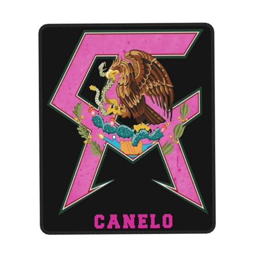 IJHRSFDST Canelo Boxer Alvarez Mauspad, rutschfeste Gummiunterseite, genähtes Box-Themen-Zubehör, Geschenke für Büro und Gamer, 25,4 x 30,5 cm IJHRSFDST Canelo Boxer Alvarez Mauspad, rutschfeste Gummiunterseite, genähtes Box-Themen-Zubehör, Geschenke für Büro und Gamer, 25,4 x 30,5 cm von IJHRSFDST