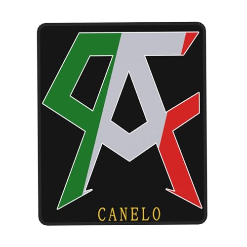 IJHRSFDST Canelo Boxer Alvarez Mauspad, rutschfeste Gummiunterseite, genähtes Box-Themen-Zubehör, Geschenke für Büro und Gamer, 25,4 x 30,5 cm IJHRSFDST Canelo Boxer Alvarez Mauspad, rutschfeste Gummiunterseite, genähtes Box-Themen-Zubehör, Geschenke für Büro und Gamer, 25,4 x 30,5 cm von IJHRSFDST