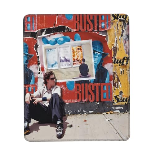 IJHRSFDST Dave Rock Band Matthews Gummi-Mauspad – rutschfeste Gaming-Matte mit Kantenverriegelung, Rap-Musik-Thema, Schreibtischzubehör für Büro und Zuhause, 25,4 x 30,5 cm IJHRSFDST Dave Rock Band Matthews Gummi-Mauspad – rutschfeste Gaming-Matte mit Kantenverriegelung, Rap-Musik-Thema, Schreibtischzubehör für Büro und Zuhause, 25,4 x 30,5 cm von IJHRSFDST