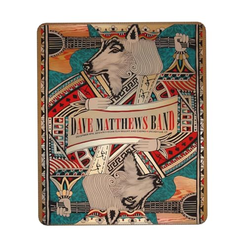 IJHRSFDST Dave Rock Band Matthews Gummi-Mauspad – rutschfeste Gaming-Matte mit Kantenverriegelung, Rap-Musik-Themen-Schreibtischzubehör für Büro und Zuhause, 21,1 x 26,2 cm IJHRSFDST Dave Rock Band Matthews Gummi-Mauspad – rutschfeste Gaming-Matte mit Kantenverriegelung, Rap-Musik-Themen-Schreibtischzubehör für Büro und Zuhause, 21,1 x 26,2 cm von IJHRSFDST