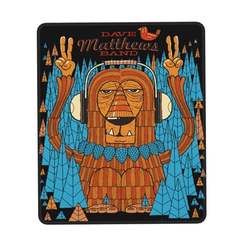 IJHRSFDST Dave Rock Band Matthews Gummi-Mauspad – rutschfeste Gaming-Matte mit Kantenverriegelung, Rap-Musik-Themen-Schreibtischzubehör für Büro und Zuhause, 21,1 x 26,2 cm IJHRSFDST Dave Rock Band Matthews Gummi-Mauspad – rutschfeste Gaming-Matte mit Kantenverriegelung, Rap-Musik-Themen-Schreibtischzubehör für Büro und Zuhause, 21,1 x 26,2 cm von IJHRSFDST