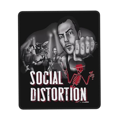 IJHRSFDST Social Rock Iś-tor*tioň Mauspad mit Gummischlosskante, rutschfest, Vintage-Rockband-Grafik-Mauspad, Bürospiel, E-Sport-Pad, Fan-Geschenk, 17,8 x 21,8 cm IJHRSFDST Social Rock Iś-tor*tioň Mauspad mit Gummischlosskante, rutschfest, Vintage-Rockband-Grafik-Mauspad, Bürospiel, E-Sport-Pad, Fan-Geschenk, 17,8 x 21,8 cm von IJHRSFDST