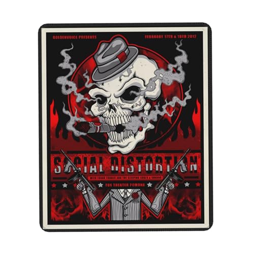 IJHRSFDST Social Rock Iś-tor*tioň Mauspad mit Gummischlosskante, rutschfest, Vintage-Rockband-Grafik-Mauspad, Bürospiel, E-Sport-Pad, Fan-Geschenk, 17,8 x 21,8 cm IJHRSFDST Social Rock Iś-tor*tioň Mauspad mit Gummischlosskante, rutschfest, Vintage-Rockband-Grafik-Mauspad, Bürospiel, E-Sport-Pad, Fan-Geschenk, 17,8 x 21,8 cm von IJHRSFDST