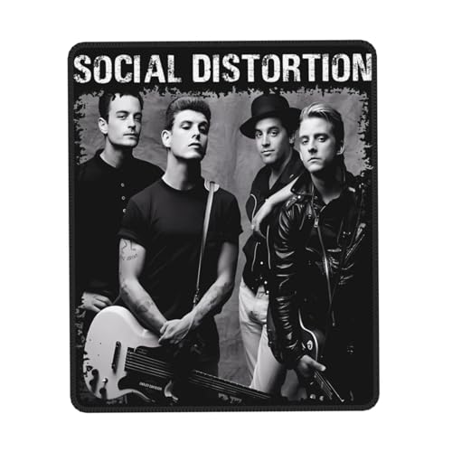IJHRSFDST Social Rock Iś-tor*tioň Mauspad mit Gummischlosskante, rutschfest, Vintage-Rockband-Grafik-Mauspad, Bürospiel, E-Sport-Pad, Fan-Geschenk, 17,8 x 21,8 cm IJHRSFDST Social Rock Iś-tor*tioň Mauspad mit Gummischlosskante, rutschfest, Vintage-Rockband-Grafik-Mauspad, Bürospiel, E-Sport-Pad, Fan-Geschenk, 17,8 x 21,8 cm von IJHRSFDST