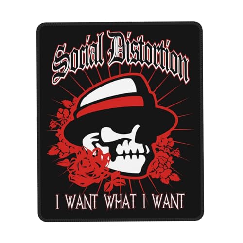 IJHRSFDST Social Rock Iś-tor*tioň Mauspad mit Gummischlosskante, rutschfest, Vintage-Rockband-Grafik-Mauspad, Bürospiel, E-Sport-Pad, Fan-Geschenk, 17,8 x 21,8 cm IJHRSFDST Social Rock Iś-tor*tioň Mauspad mit Gummischlosskante, rutschfest, Vintage-Rockband-Grafik-Mauspad, Bürospiel, E-Sport-Pad, Fan-Geschenk, 17,8 x 21,8 cm von IJHRSFDST