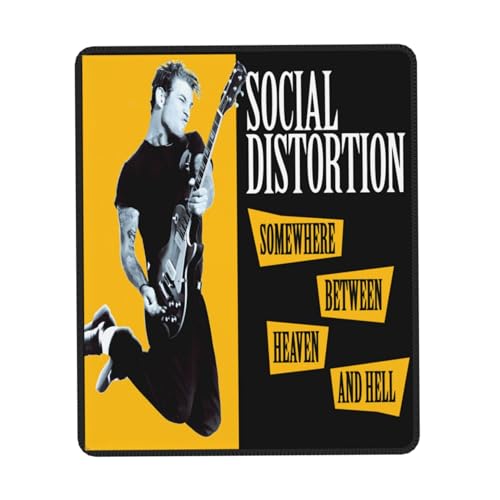 IJHRSFDST Social Rock Iś-tor*tioň Mauspad mit Gummischlosskante, rutschfest, Vintage-Rockband-Grafik-Mauspad, Bürospiel, E-Sport-Pad, Fan-Geschenk, 17,8 x 21,8 cm IJHRSFDST Social Rock Iś-tor*tioň Mauspad mit Gummischlosskante, rutschfest, Vintage-Rockband-Grafik-Mauspad, Bürospiel, E-Sport-Pad, Fan-Geschenk, 17,8 x 21,8 cm von IJHRSFDST