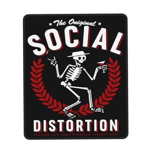 IJHRSFDST Social Rock Iś-tor*tioň Mauspad mit Gummischlosskante, rutschfest, Vintage-Rockband-Grafik-Mauspad, Bürospiel, E-Sport-Pad, Fan-Geschenk, 17,8 x 21,8 cm IJHRSFDST Social Rock Iś-tor*tioň Mauspad mit Gummischlosskante, rutschfest, Vintage-Rockband-Grafik-Mauspad, Bürospiel, E-Sport-Pad, Fan-Geschenk, 17,8 x 21,8 cm von IJHRSFDST