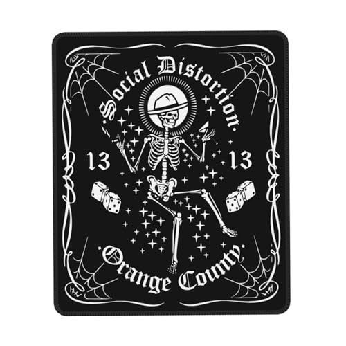 IJHRSFDST Social Rock Iś-tor*tioň Mauspad mit Gummischlosskante, rutschfest, Vintage-Rockband-Grafik-Mauspad, Bürospiel, E-Sport-Pad, Fan-Geschenk, 21,1 x 26,2 cm IJHRSFDST Social Rock Iś-tor*tioň Mauspad mit Gummischlosskante, rutschfest, Vintage-Rockband-Grafik-Mauspad, Bürospiel, E-Sport-Pad, Fan-Geschenk, 21,1 x 26,2 cm von IJHRSFDST