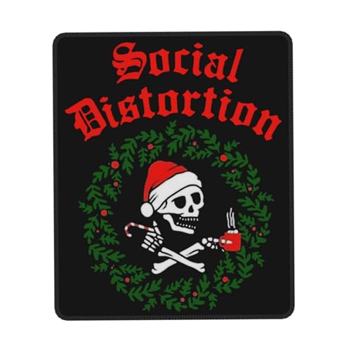 IJHRSFDST Social Rock Iś-tor*tioň Mauspad mit Gummischlosskante, rutschfest, Vintage-Rockband-Grafik-Mauspad, Bürospiel, E-Sport-Pad, Fan-Geschenk, 25,4 x 30,5 cm IJHRSFDST Social Rock Iś-tor*tioň Mauspad mit Gummischlosskante, rutschfest, Vintage-Rockband-Grafik-Mauspad, Bürospiel, E-Sport-Pad, Fan-Geschenk, 25,4 x 30,5 cm von IJHRSFDST