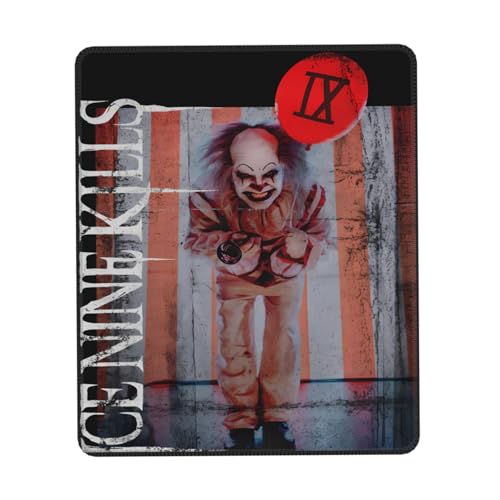 Mousepad Nine-9 Kills Music Band Multi-Size Rubber Edge Mauspad – Gaming- oder Schreibtischunterlage, individuelles Band-Design für Fans von Metal und Horror, 25,4 x 30,5 cm von IJHRSFDST