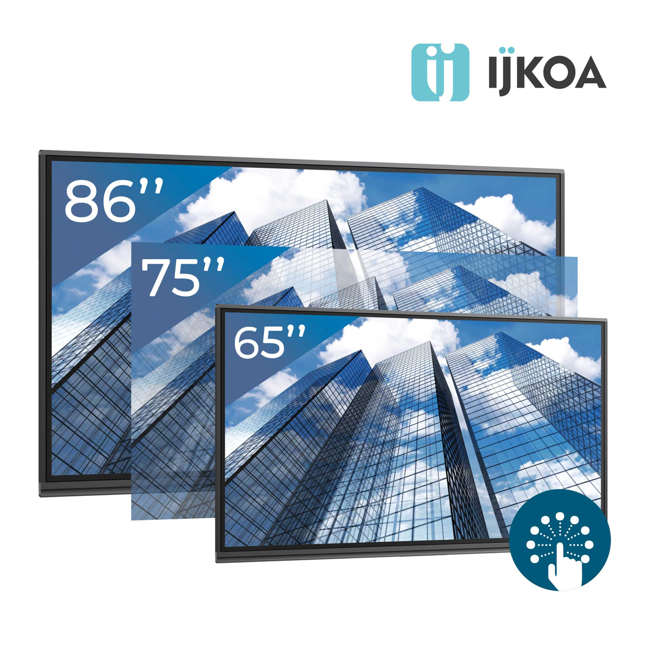 IJKOA 86 Pro MFP 4K, Android 11, 8GB, inkl. Wandhalterung (Speditionsversand) von IJKOA